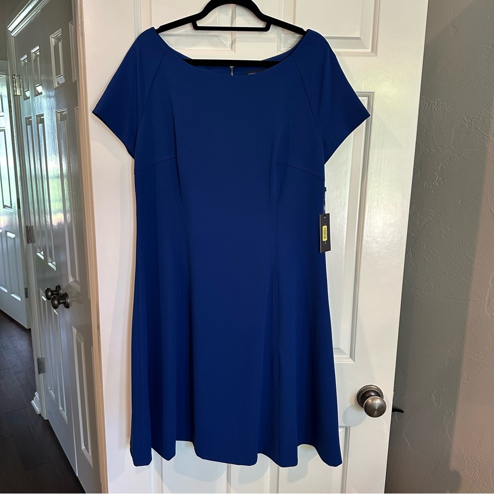 Tommy Hilfiger Fit and Flare Royal Blue Dress, NWT